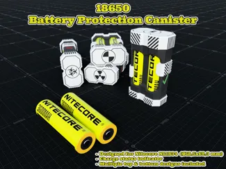 18650 Battery Protection Canister