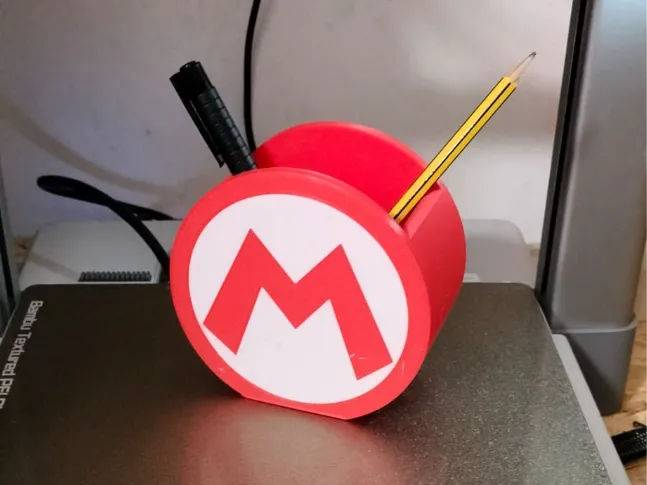 Mario Pen Holder