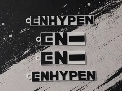 Enhypen Logo Keychains - No AMS and AMS Variants