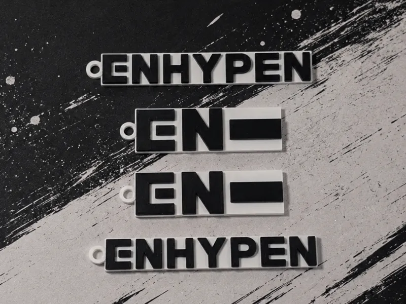Enhypen Logo Keychains - No AMS and AMS Variants