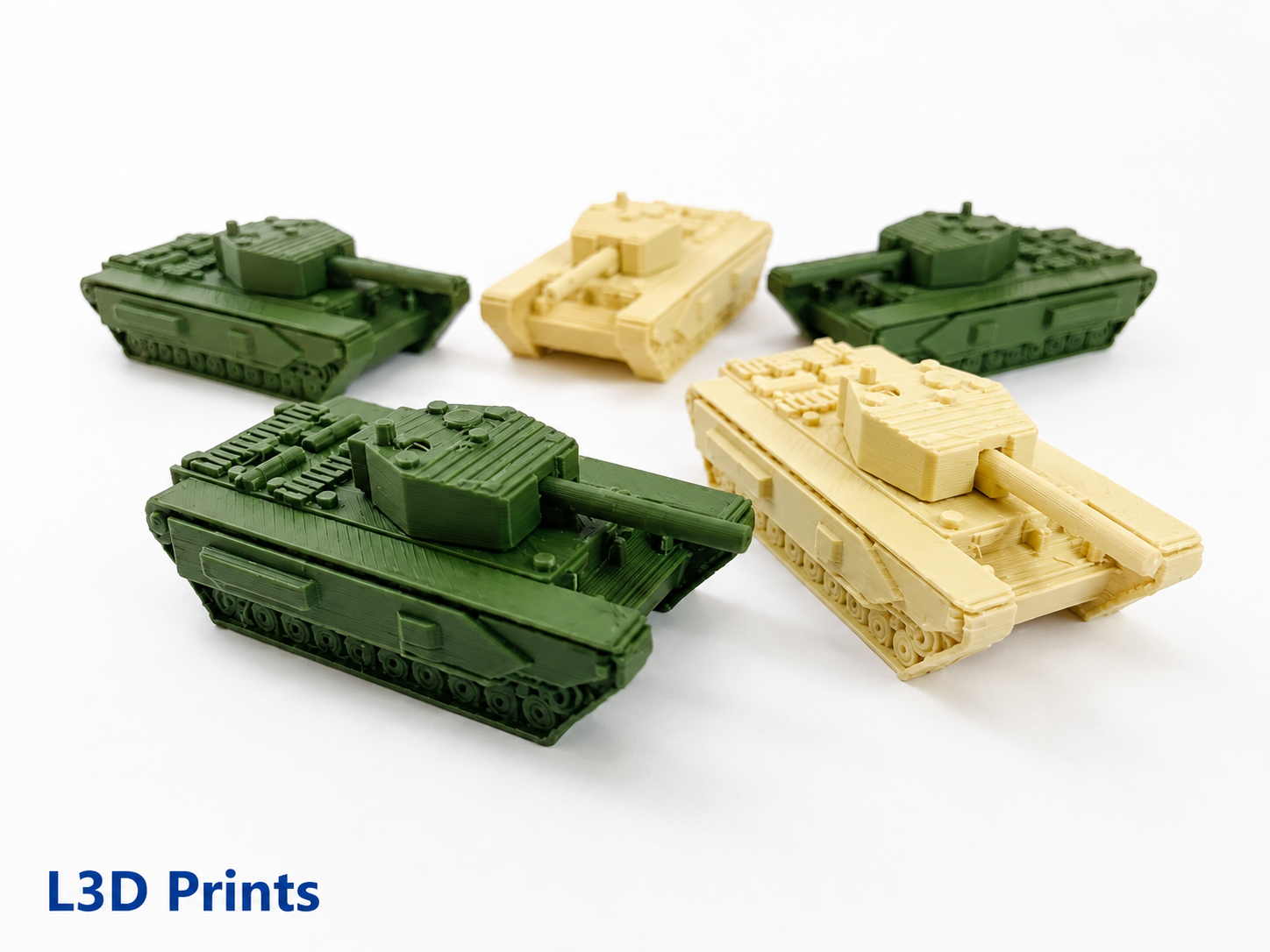 Mini Churchill Tank By L3D Prints