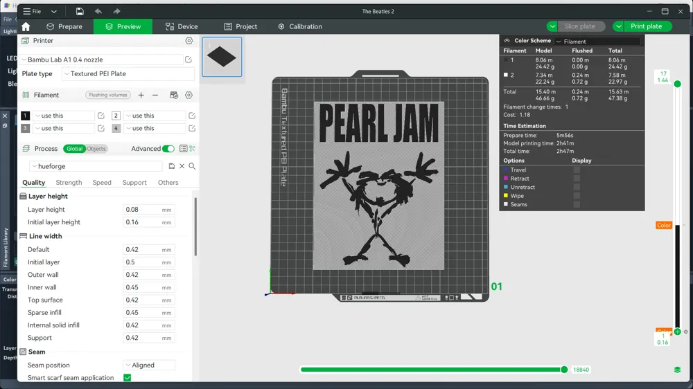 Pearl Jam - Free 3D Print Model - MakerWorld