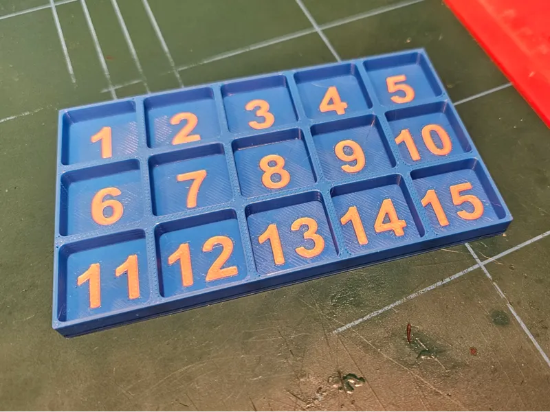 Small Open Screw Organiser
