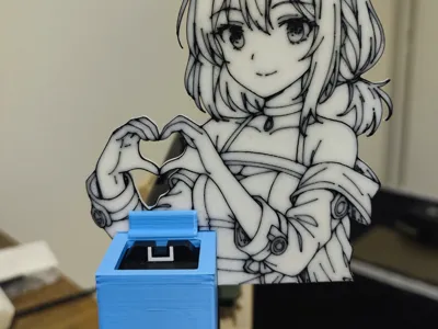 Anime Girl Heart-Shaped Sight for Glock