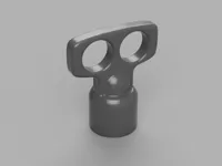 Schlüssel_Absperrventil_PLA, layer, 2 walls, 15% infill