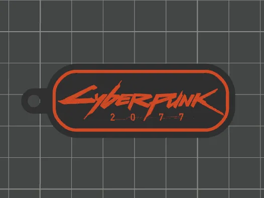 Cyberpunk Keychain