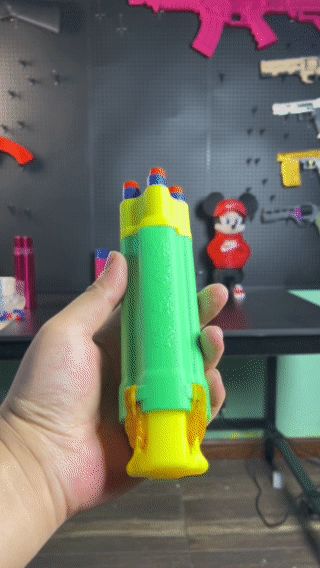 儿时玩具--手拉炮