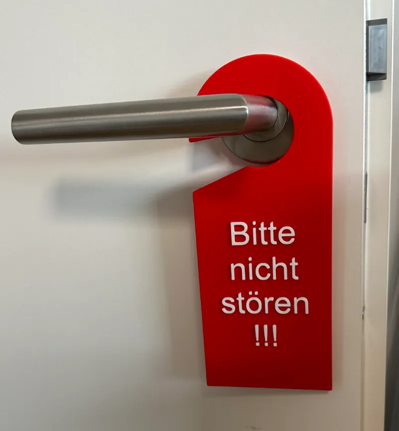 Bitte nicht stören Türschild - Türhänger