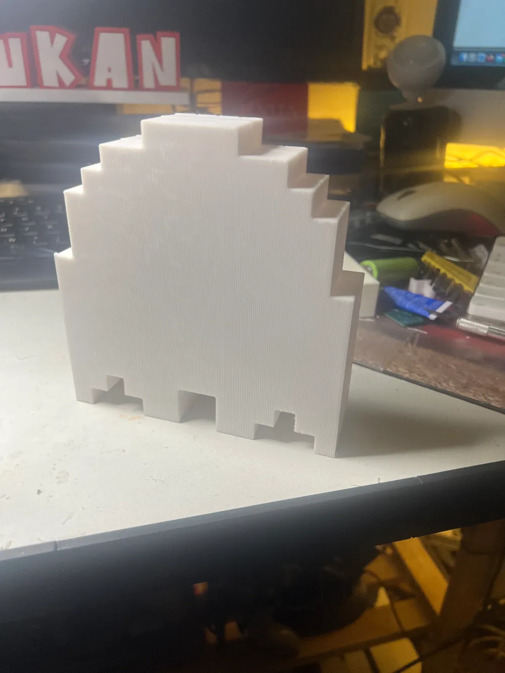 Coussin De Voyage Et Masque Pour Les Yeux Pac-Man Fantôme Pinky - Super Doux, Couleur Rose