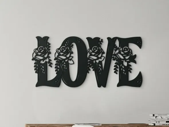 3D Wall Sticker LOVE