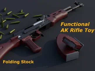 AK Rifle Prop Toy Gun | Functional model