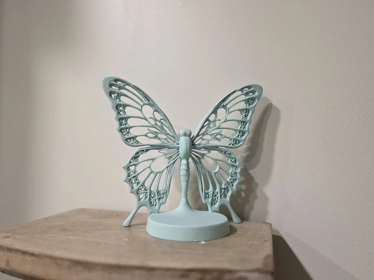 Elegant Lace Butterfly Table Decor view 3