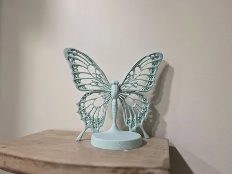 Elegant Lace Butterfly Table Decor view 3