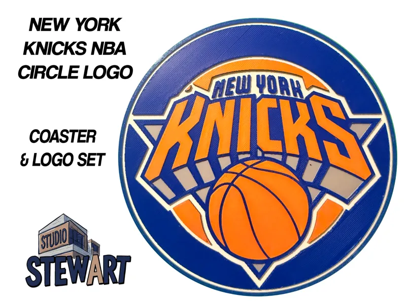 New York Knicks NBA LOGO - COASTER/OFFICE SIGN