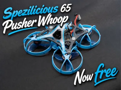 Spezilicious 65 V3 - FPV drone Pusher Tiny whoop