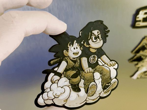 Akira Toriyama & Goku - Magnet