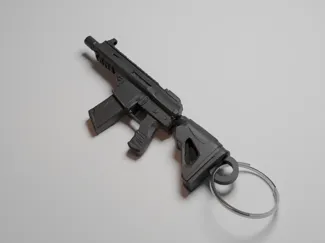Rifle Keychain - Low Poly Keychain
