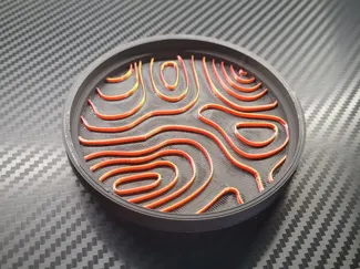 Topography Drink Coaster