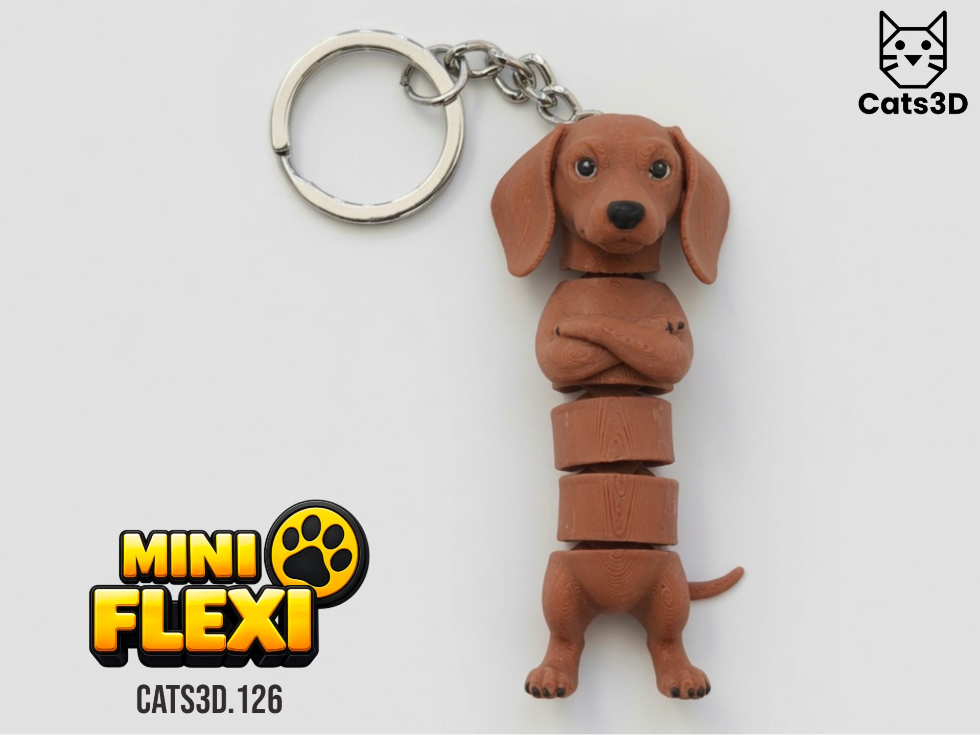 Dachshund Dog (With or Without Tail) - Mini Flexi