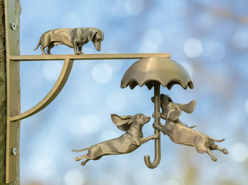 Dachshund Wind Spinner