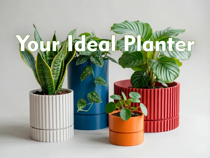 Your Ideal Planter: Customizable Size
