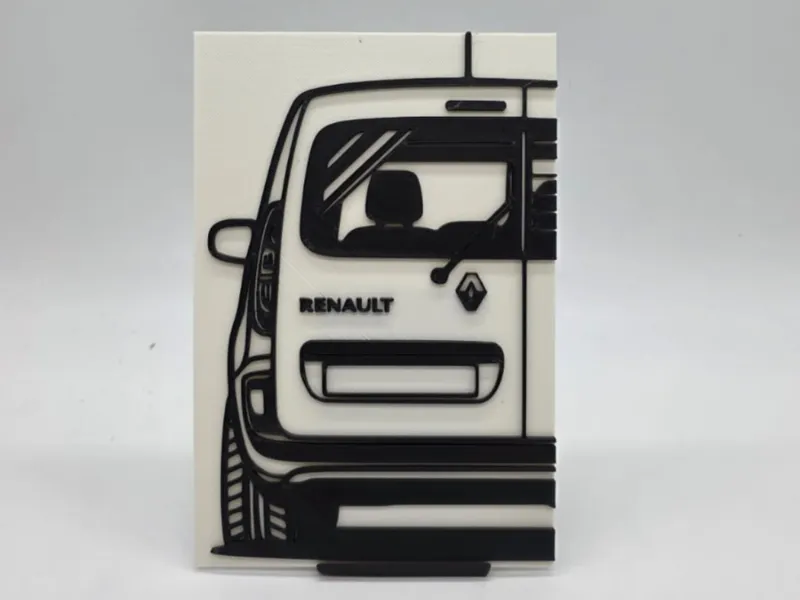 2D Wall Art Renault Kangoo Phase 1