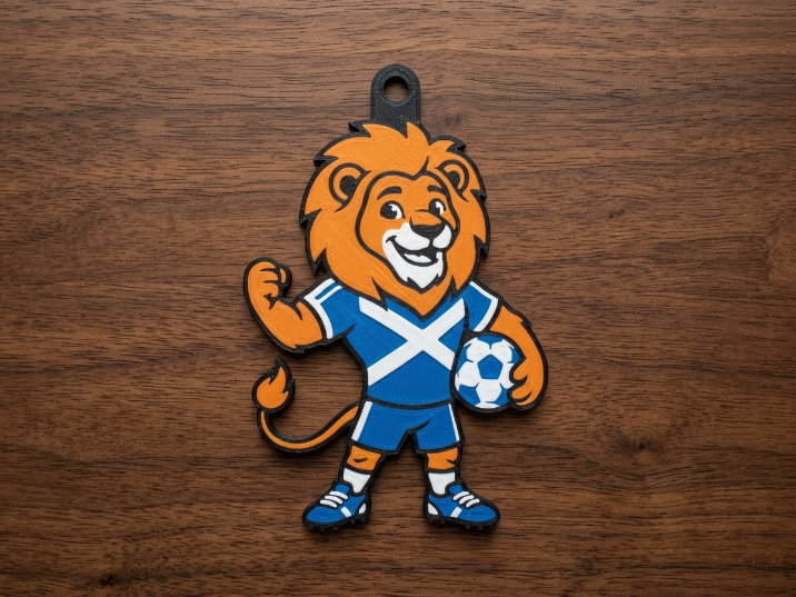 Miniatura 4 do modelo 3D Chaveiros Mascotes da Copa do Mundo FIFA 2026 