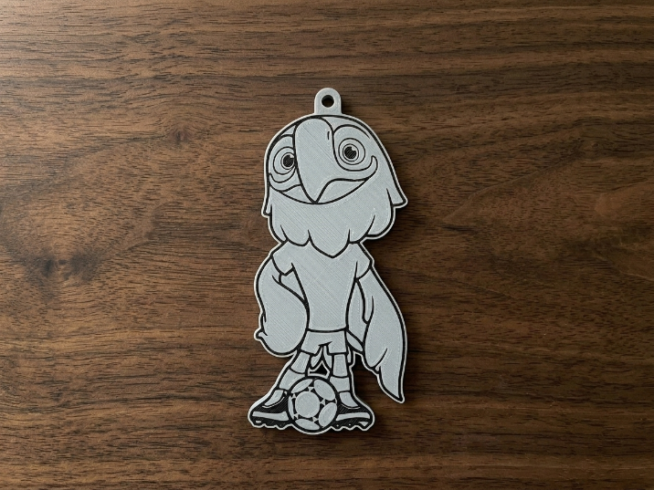Miniatura 7 do modelo 3D Chaveiros Mascotes da Copa do Mundo FIFA 2026 