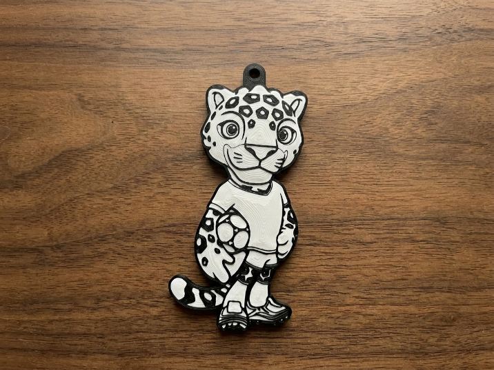 Miniatura 6 do modelo 3D Chaveiros Mascotes da Copa do Mundo FIFA 2026 