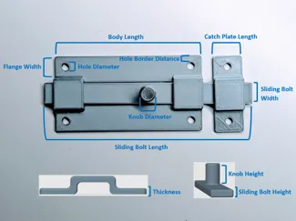 Parametric Slide Latch