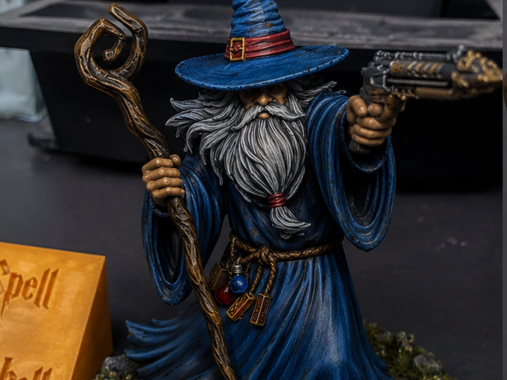 Out of Spell, Not Out of Shells –Gunslinger Wizard