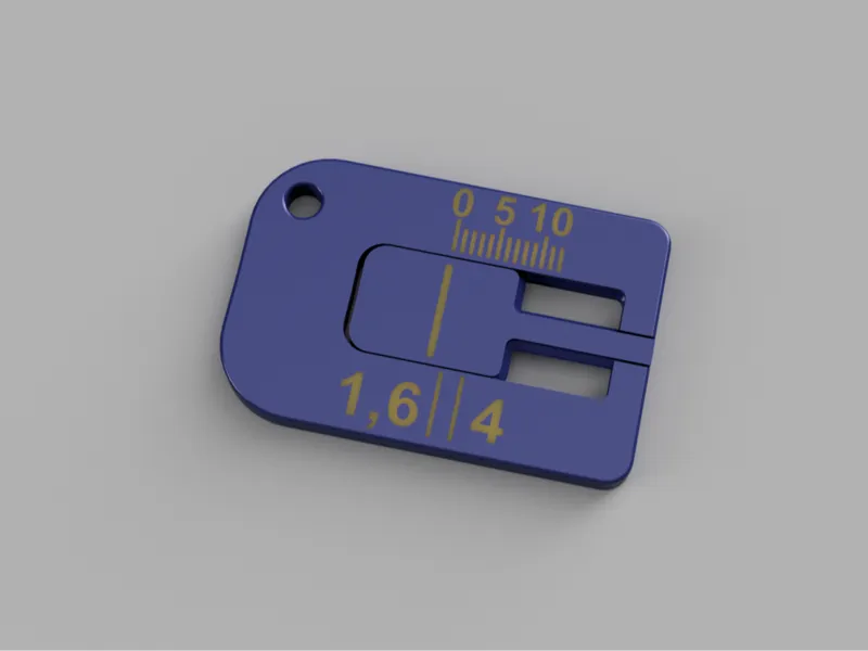 Tread depth gauge