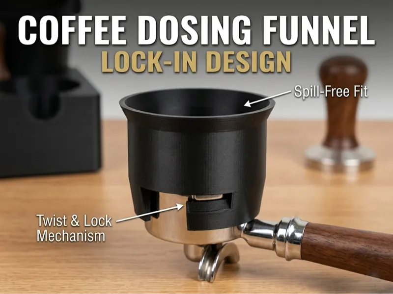 Coffee Dosing Funnel (Lock-in Design)