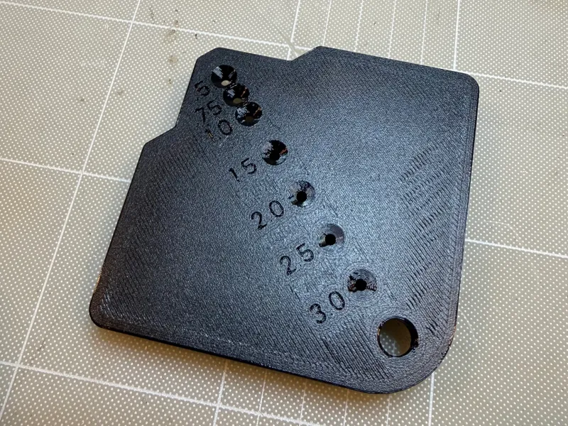 Corner Drill Guide for Rubber Feet