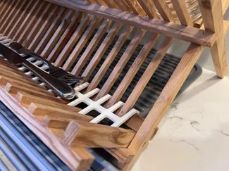 Dish Drying Rack Utensil Retainer