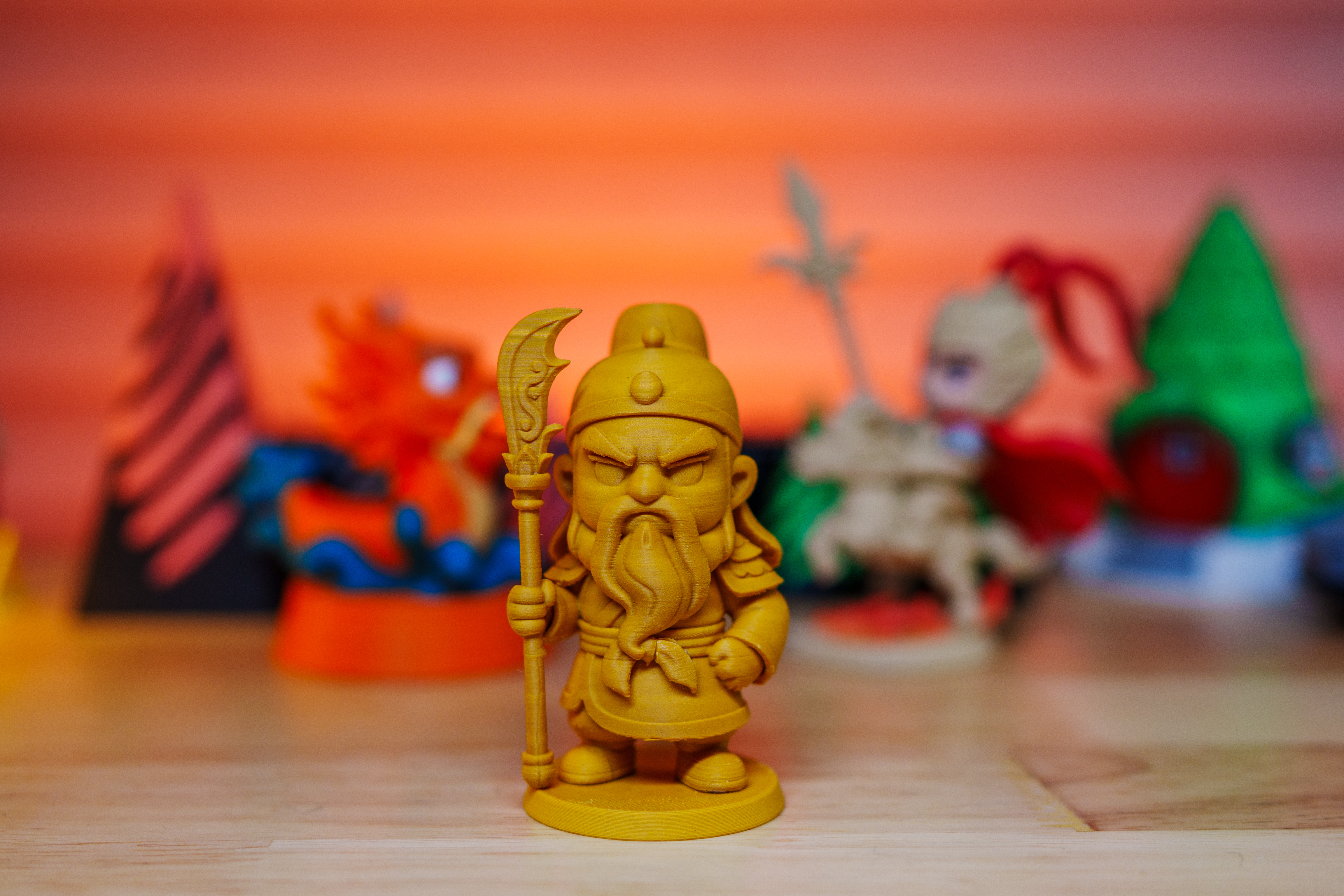 Q版关羽- MakerWorld 3D Model | 3Drop