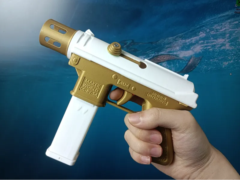 TEC-9 mini disc shooter