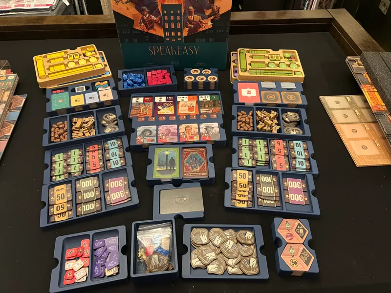 Speakeasy Boardgame Insert (Incl. KS Expansion)