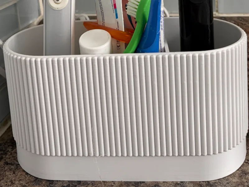 OralB Toothbrush/Bathroom Organizer (Two Chargers)