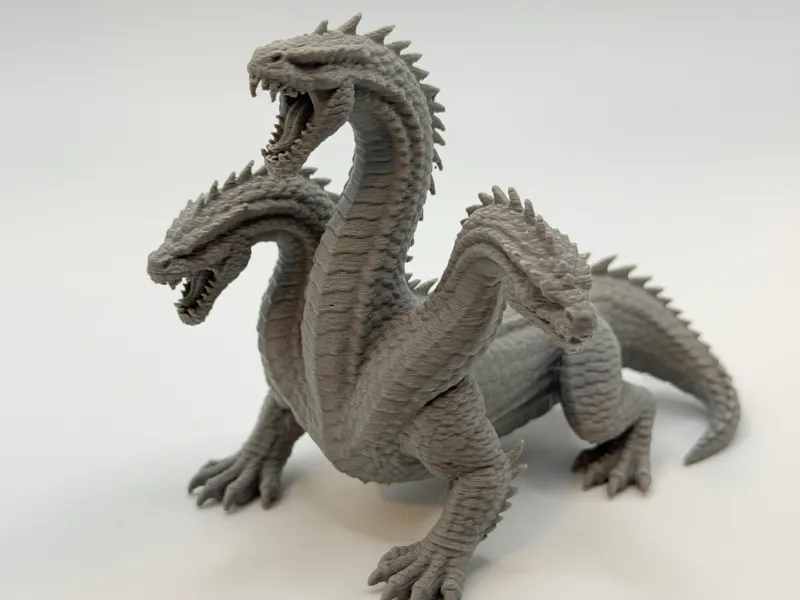 Three-Headed Hydra DnD Miniature
