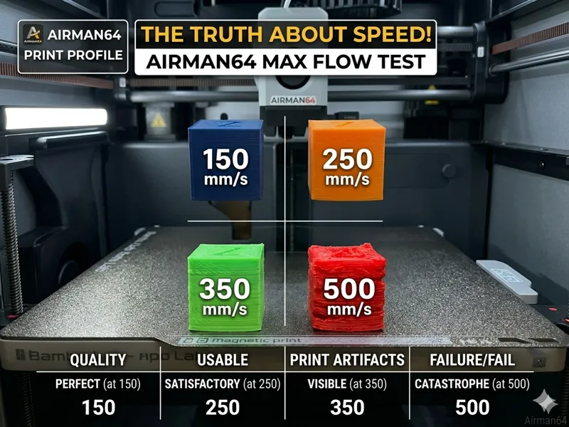 Max Flow & Speed Stress Test (150-500 mm/s)
