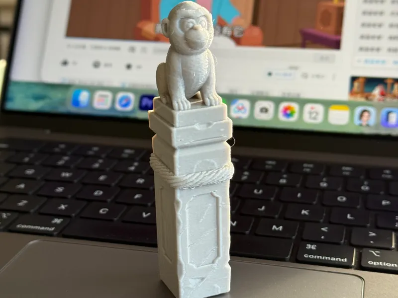 微缩景观拴马桩模型
