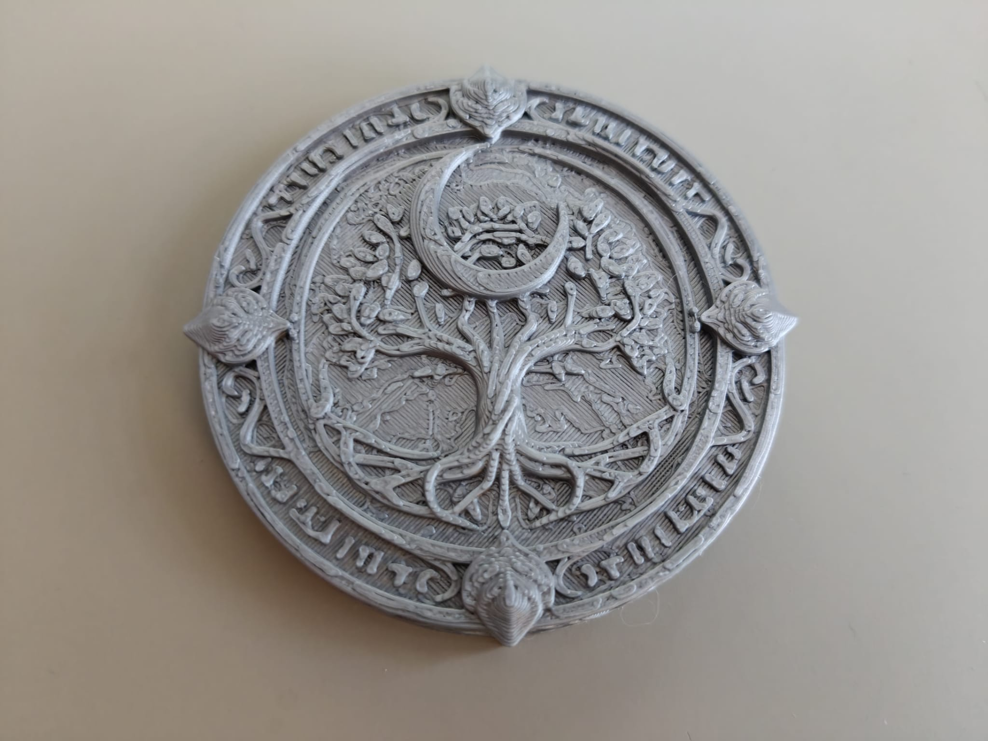 DnD nature medallion prop