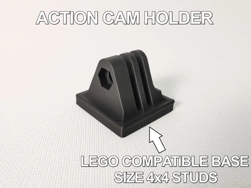 Action cam danish Brick compatible holder