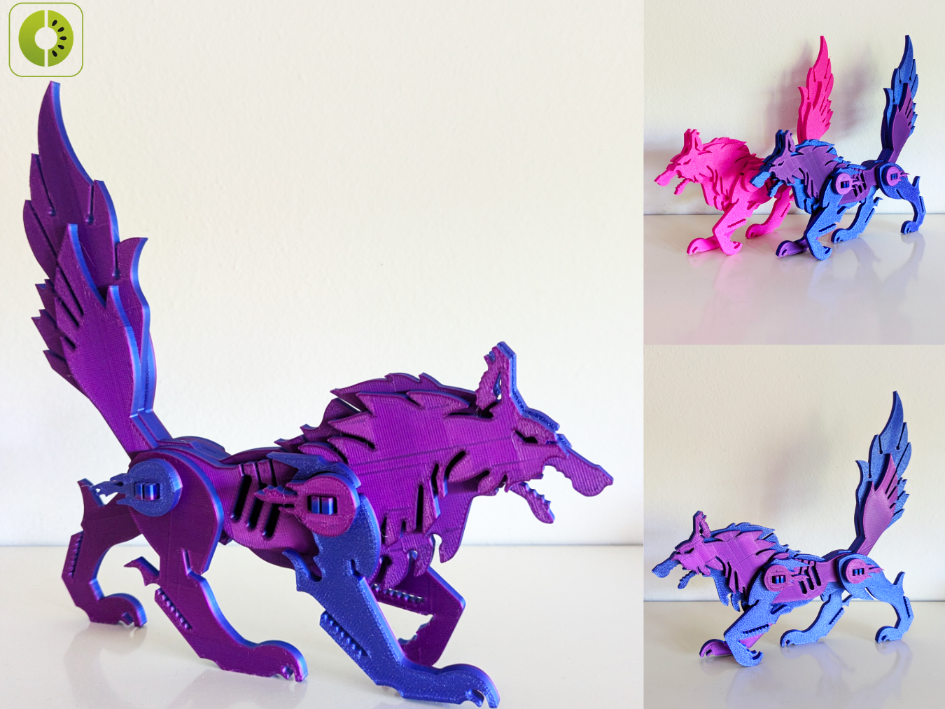 Fantasy Wolf Construction Kit | Snap-Fit Assembly