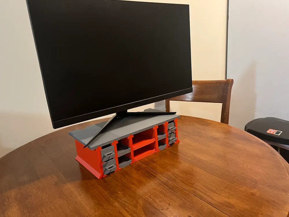 Portable Monitor Risers Travel/Portable Monitor Riser with storage options by SimpleMan ...