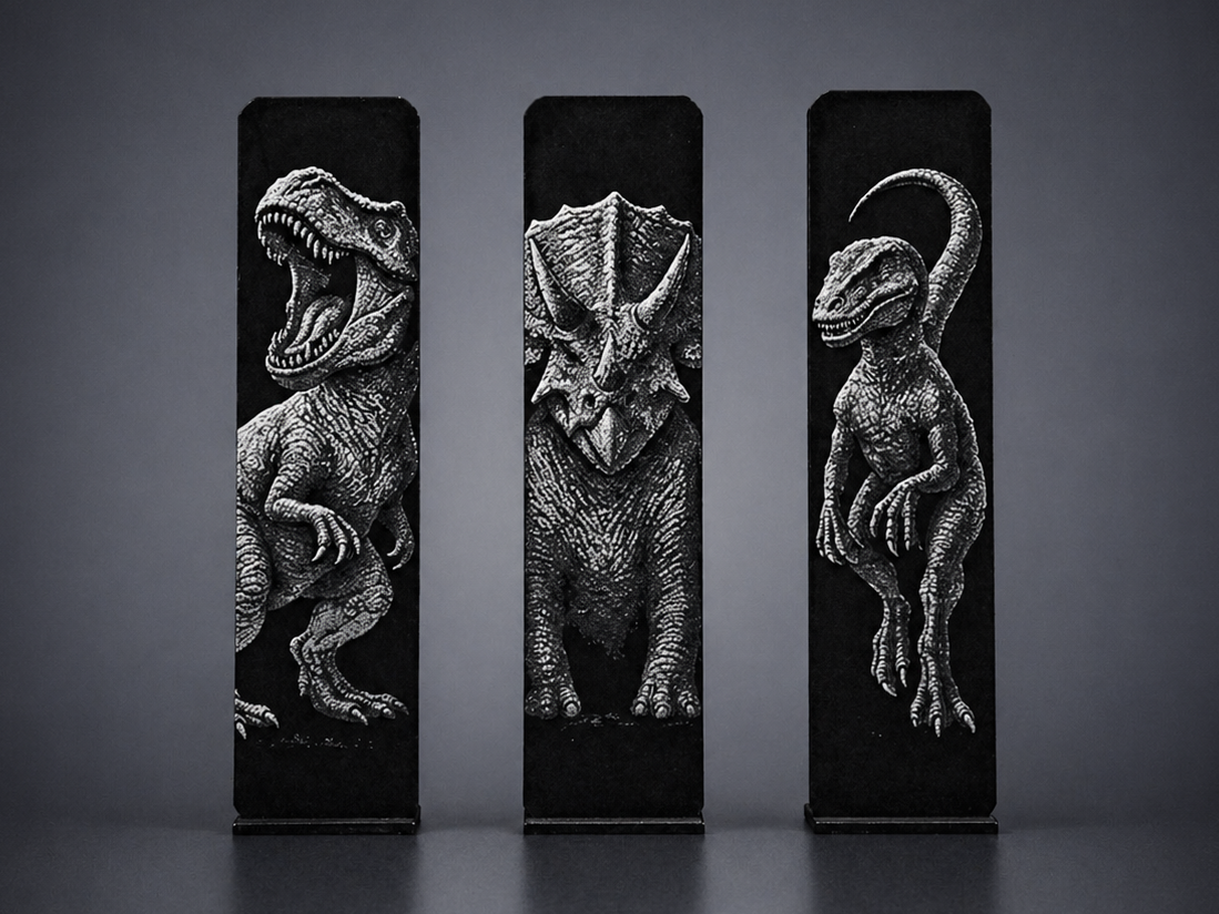 Dino Bookmarks (Set № 2)