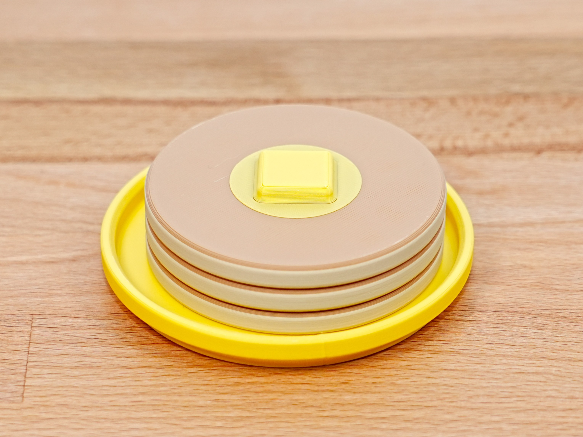 Miniatura 2 do modelo 3D Pretend Play Stackable Pancake