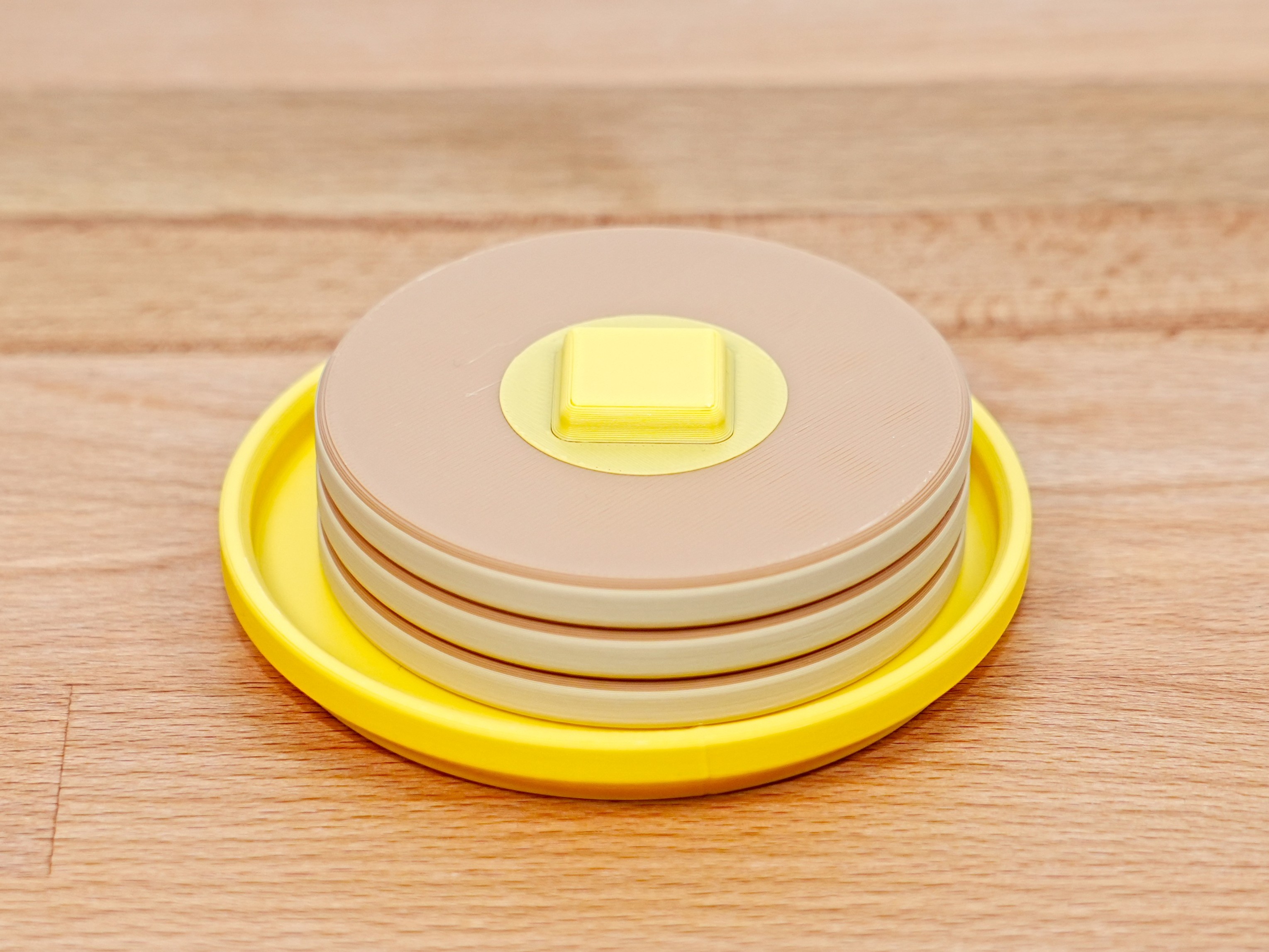Miniatura 1 do modelo 3D Pretend Play Stackable Pancake
