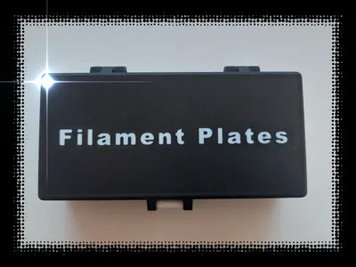 Filament Plates Storage Box